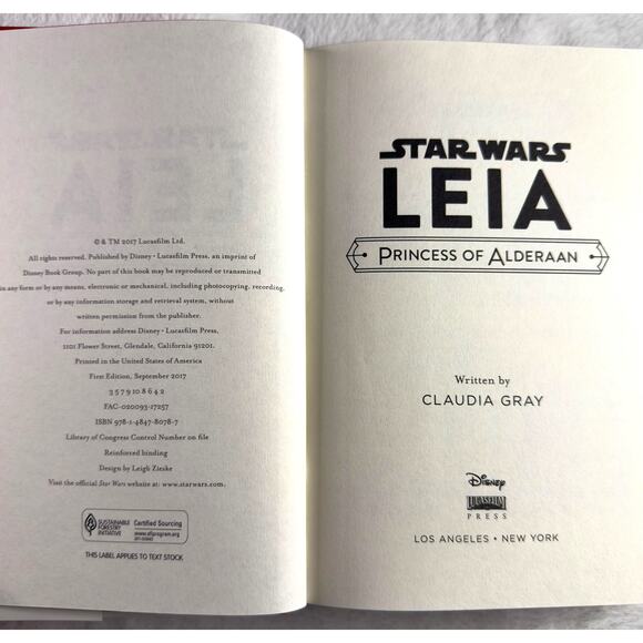 Star Wars Leia: Princess of Alderaan by Claudia Gray (2017, Hardcover) - Picture 4 of 8